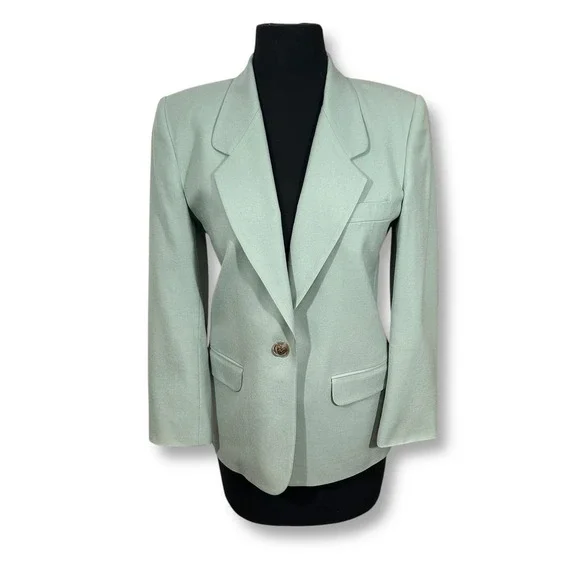 EUC Vintage Talbots Blazer Jacket Career Office Button Front Petite Size 2P - Picture 1 of 10